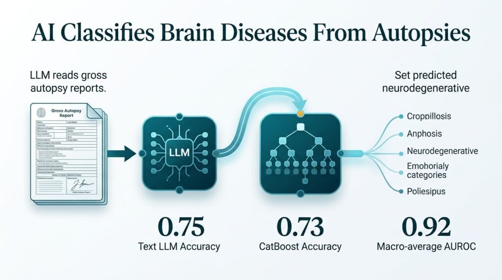 AI Reads Autopsy Reports to Classify Brain Diseases