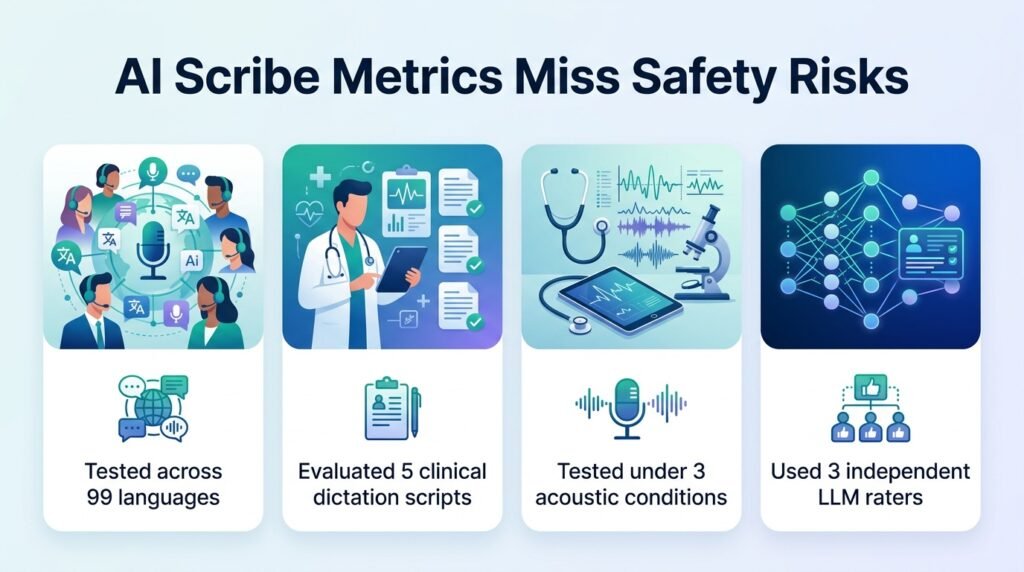 AI Scribe Error Rates Miss Clinical Safety Risks