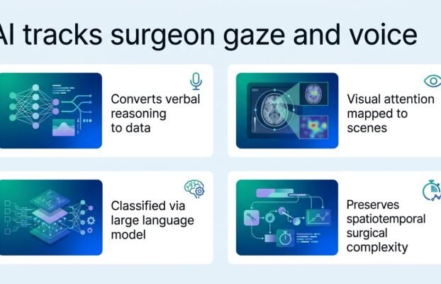AI tracks surgeon gaze to review operations