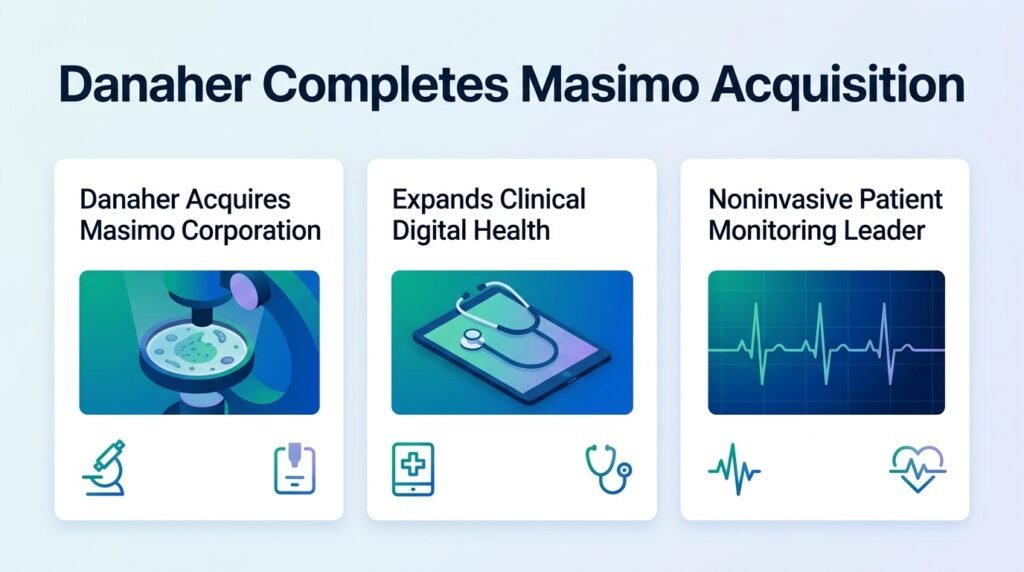 Danaher Buys Masimo to Rule Patient Data