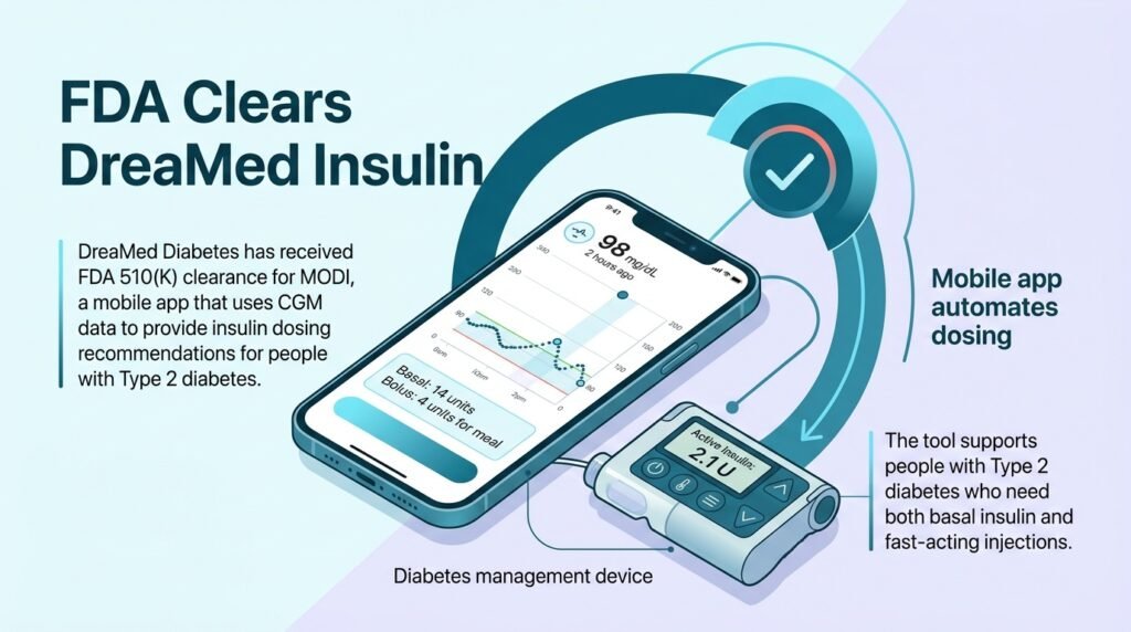 FDA clears automated insulin dosing for injections