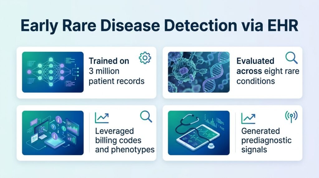 Early identification of rare disease using deep phenotyping of electronic health records