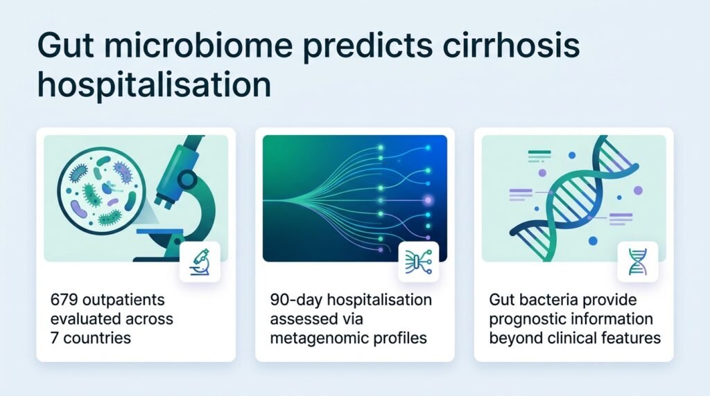 Gut bacteria predict hospital stays for cirrhosis patients