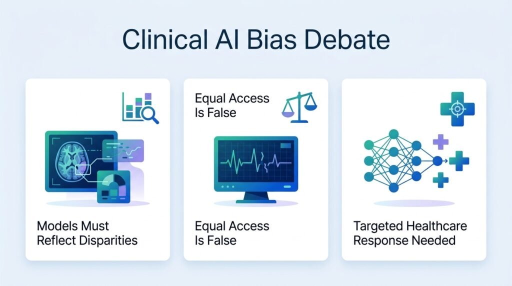 The Dangerous Myth of Unbiased Healthcare AI