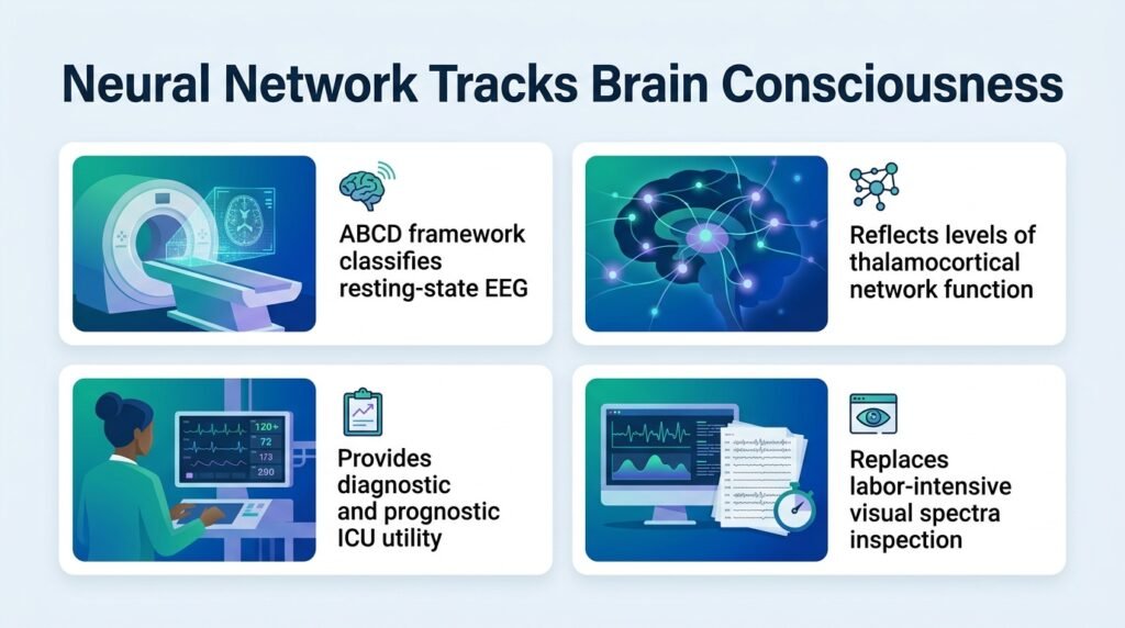 Neural Network Tracks Consciousness in Brain Injuries