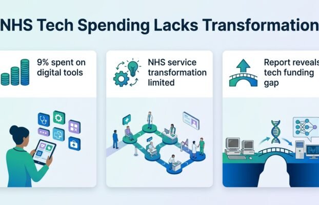 report finds just 9 of nhs tech spending drives transformati