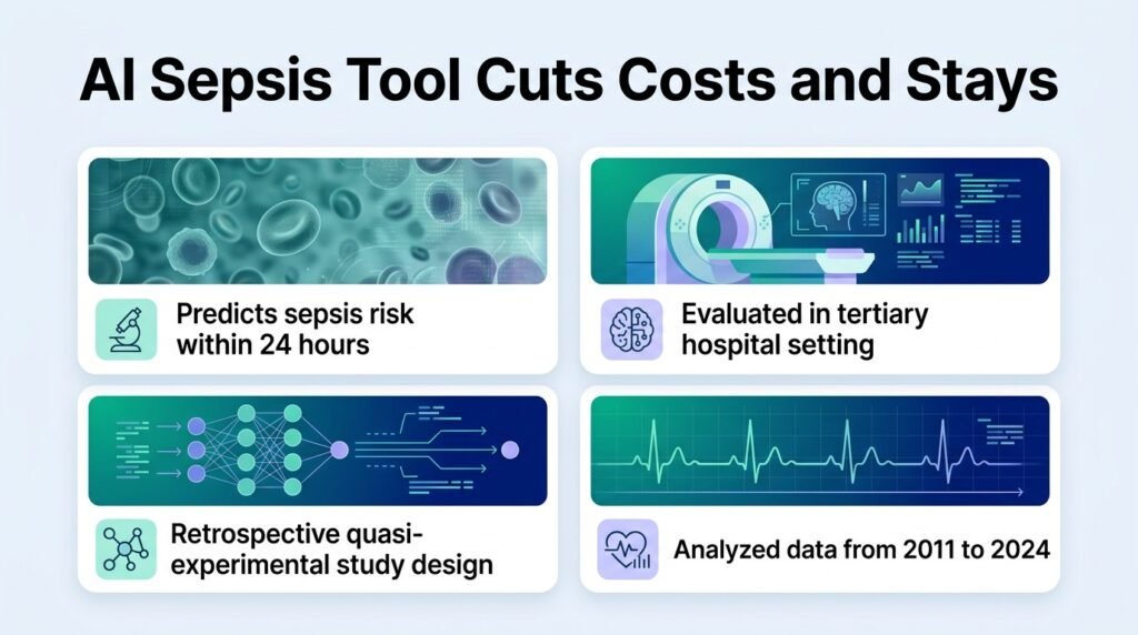 Sepsis AI cuts hospital costs and ICU stays