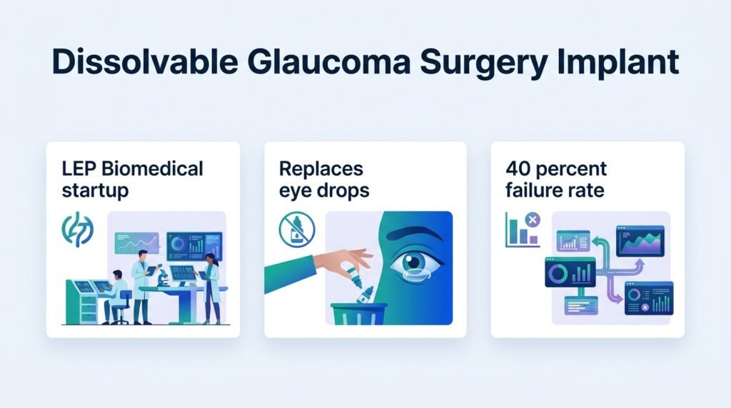 A Dissolvable Implant to Fix Glaucoma Surgery
