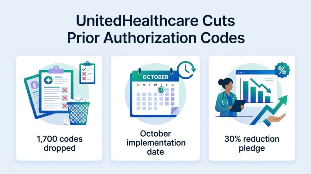 UnitedHealthcare Cuts 1,700 Prior Authorization Codes