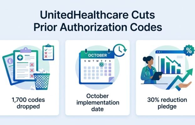 UnitedHealthcare Cuts 1,700 Prior Authorization Codes