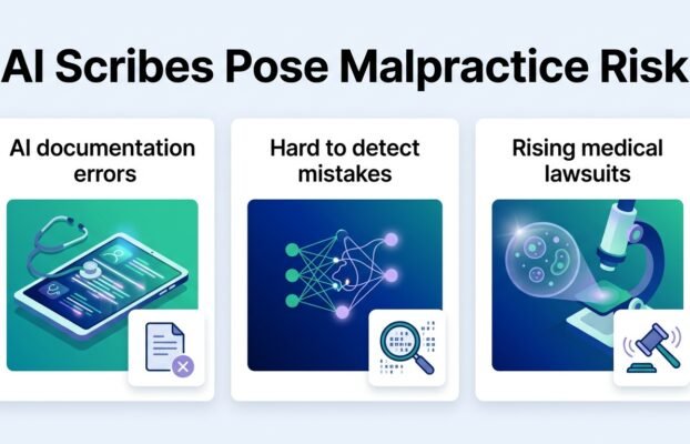 why ai scribes are a malpractice risk according to experts