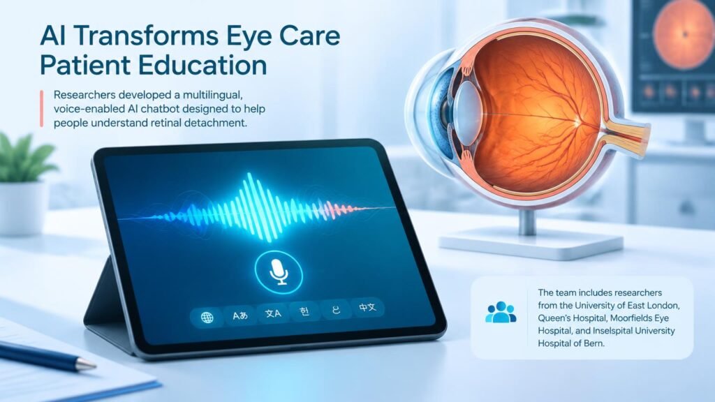 Voice AI replaces static leaflets in retinal care