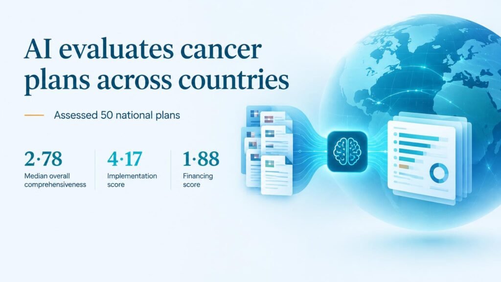 AI evaluated cancer plans across 50 countries