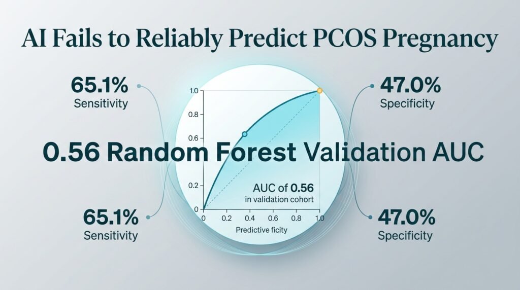 AI fails to reliably predict PCOS pregnancy