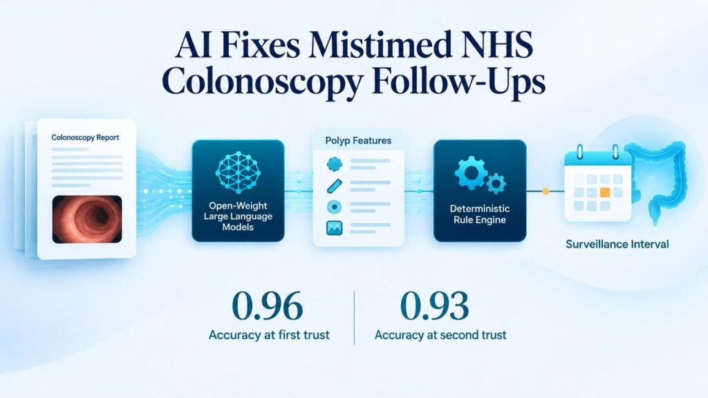 AI Fixes Mistimed NHS Colonoscopy Follow-Ups