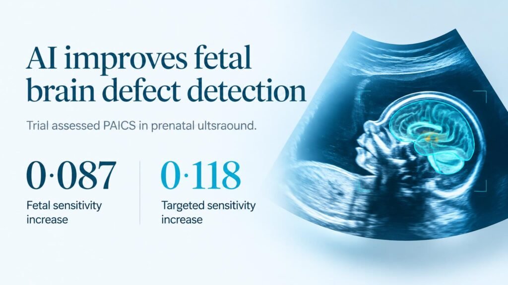 AI helps sonographers spot fetal brain defects