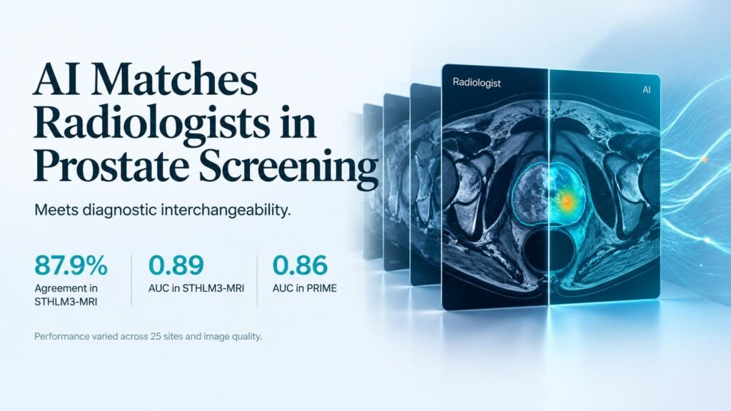 AI Matches Radiologists in Global Prostate Cancer Screening