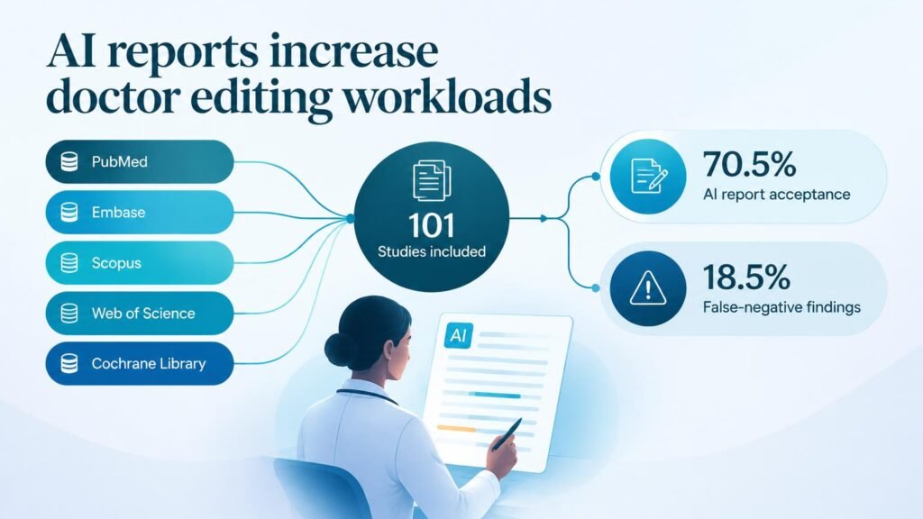 AI medical reports increase doctor editing workloads