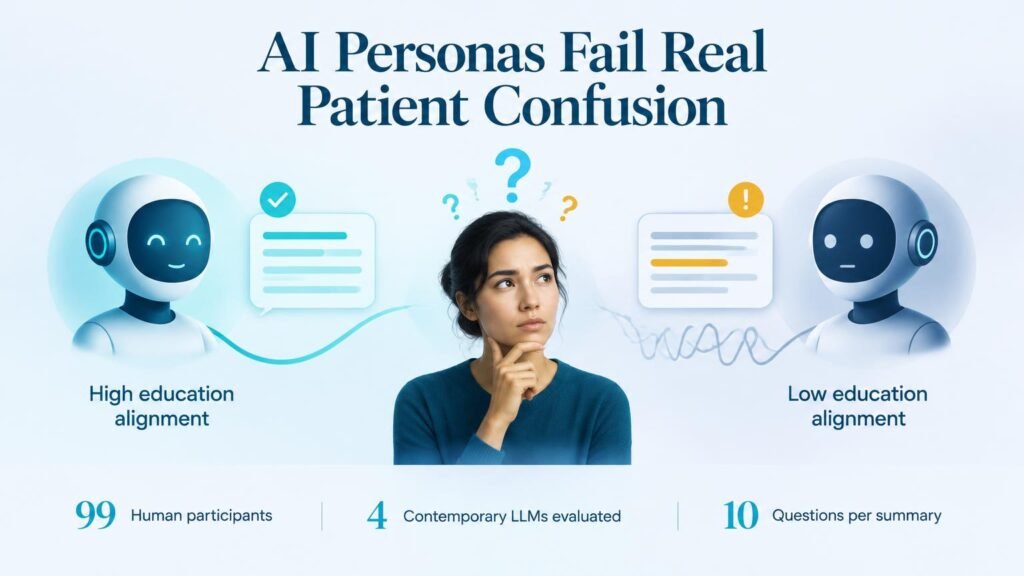 AI Personas Fail to Predict Real Patient Confusion