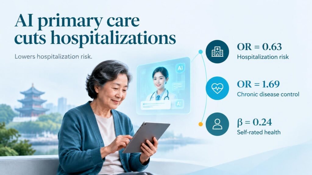 AI primary care cuts hospitalizations in China study