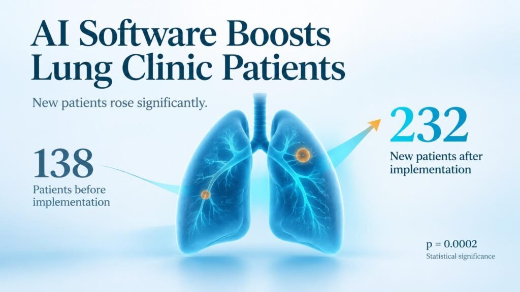AI Software Boosts Lung Clinic Patient Numbers