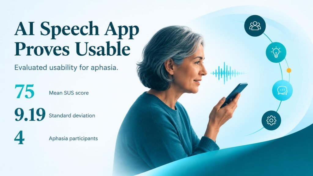 AI Speech App Proves Usable for Aphasia