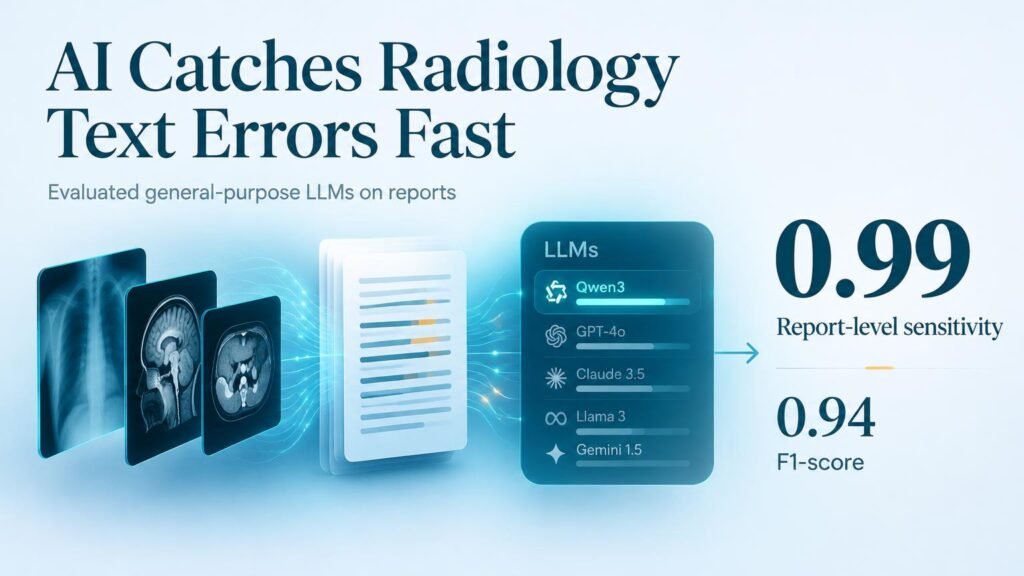 AI Spotters Catch Radiology Text Errors in Seconds