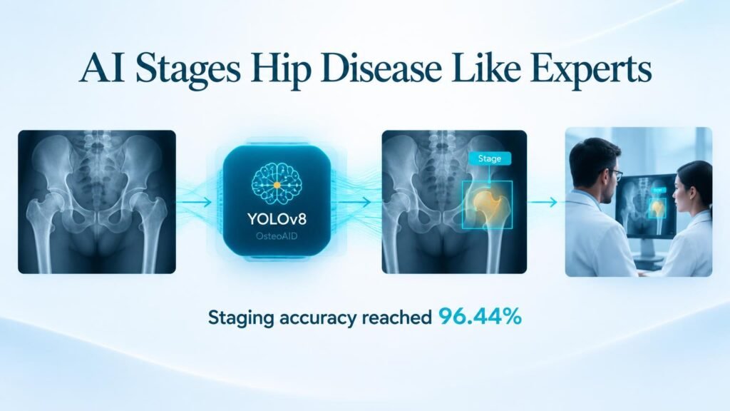 AI Staged Hip Disease on X-Rays Like Experts