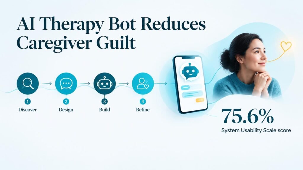 AI Therapy Bot Reduces Caregiver Guilt and Fatigue