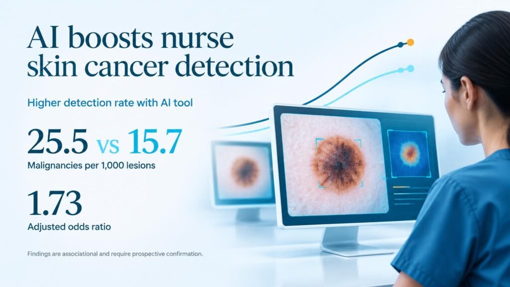 AI tool increases nurse skin cancer detection