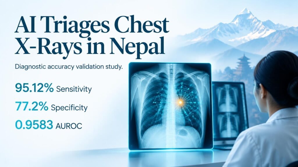 AI triages chest X-rays reliably in Nepal study