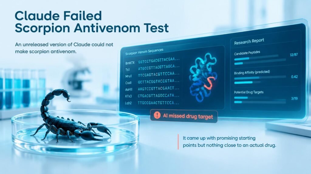 AI Generated Protein Candidates Fail to Create Antivenom