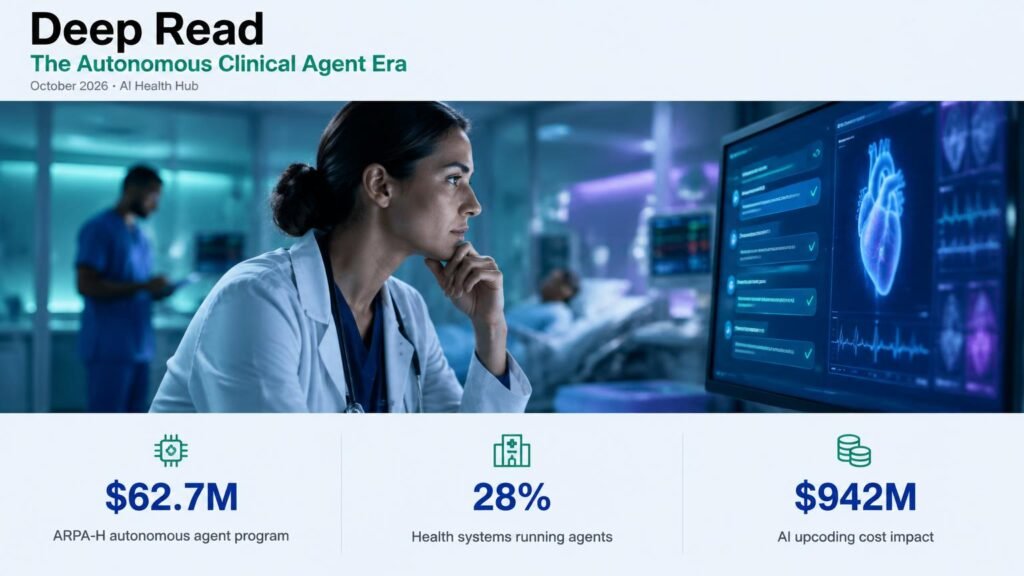 The Autonomous Clinical Agent Era