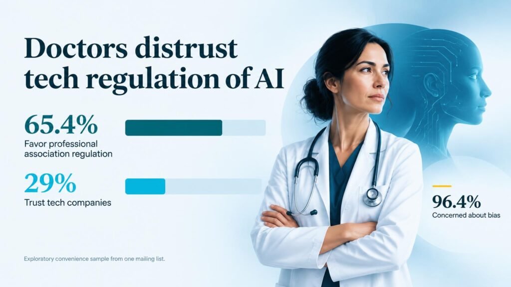 Doctors distrust tech companies to regulate clinical AI