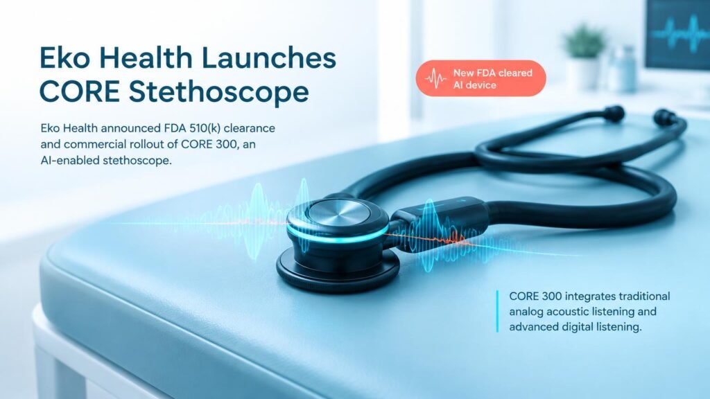 FDA Clears AI Stethoscope for Primary Care