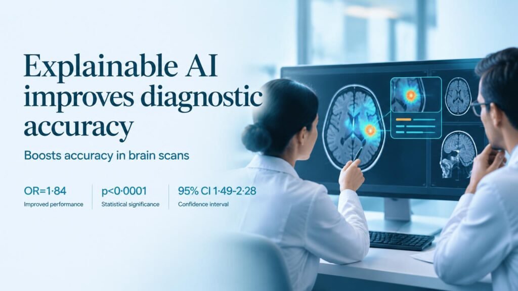 Explainable AI Improves Diagnostic Accuracy in Brain Scans