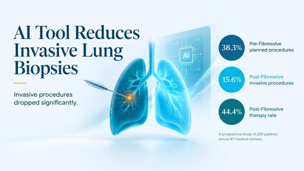 FDA-Cleared AI Tool Reduces Invasive Lung Biopsies