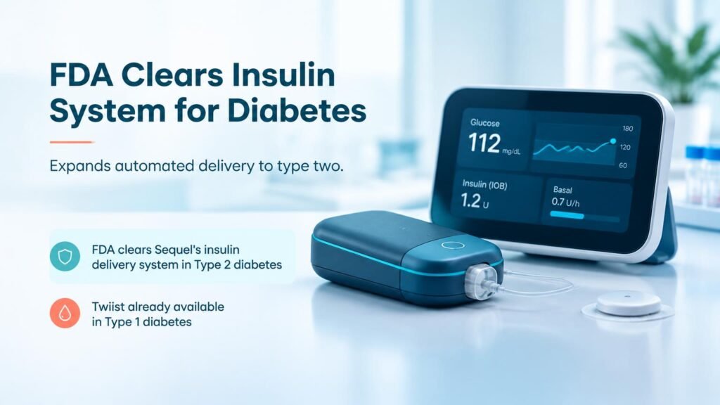 FDA Clears Twiist Insulin Pump for Type 2