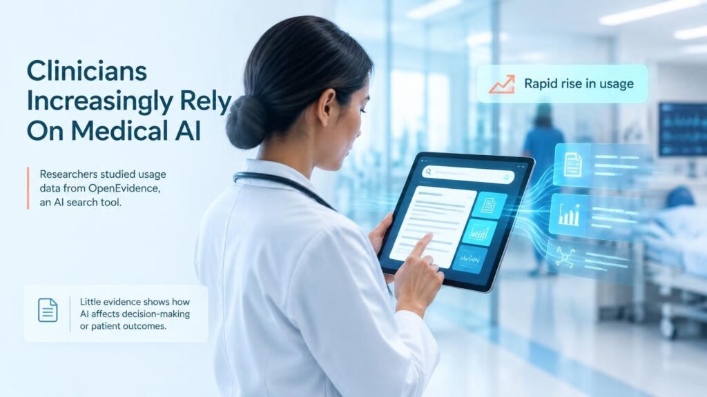 Nearly One Million Clinicians Rely on Querying AI