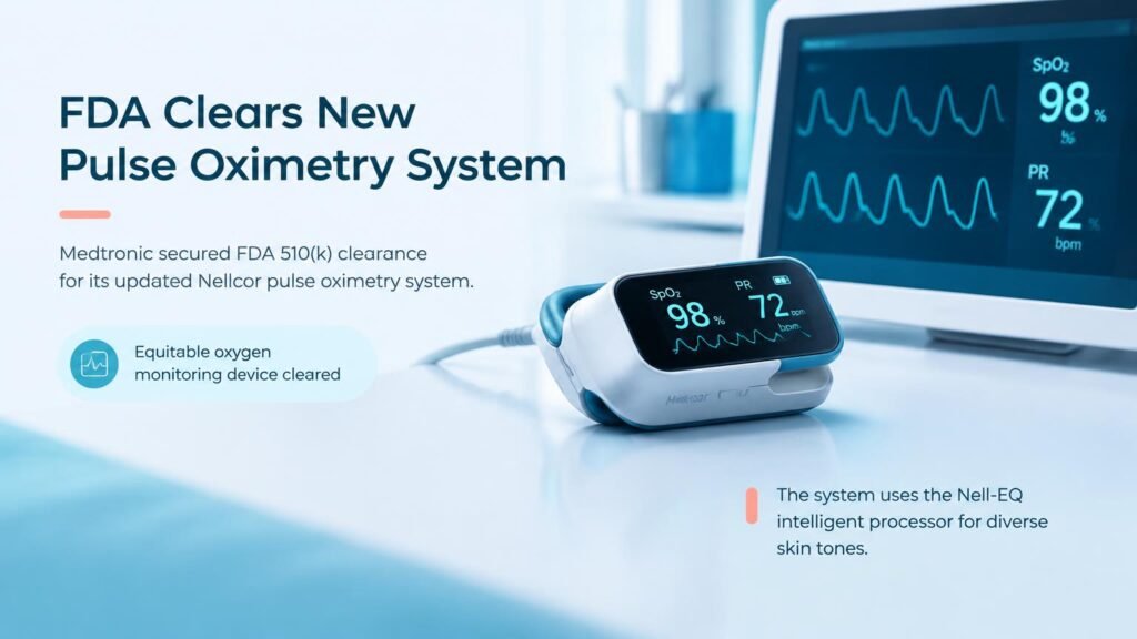 FDA Clears Medtronic Skin Tone Pulse Oximeter