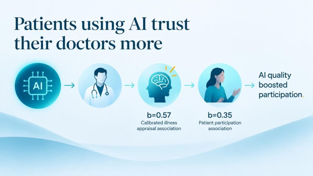Patients using AI trust their doctors more
