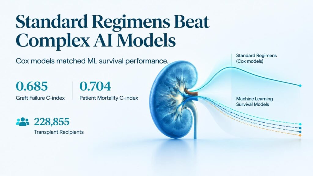 Standard Kidney Regimens Beat Complex AI Models