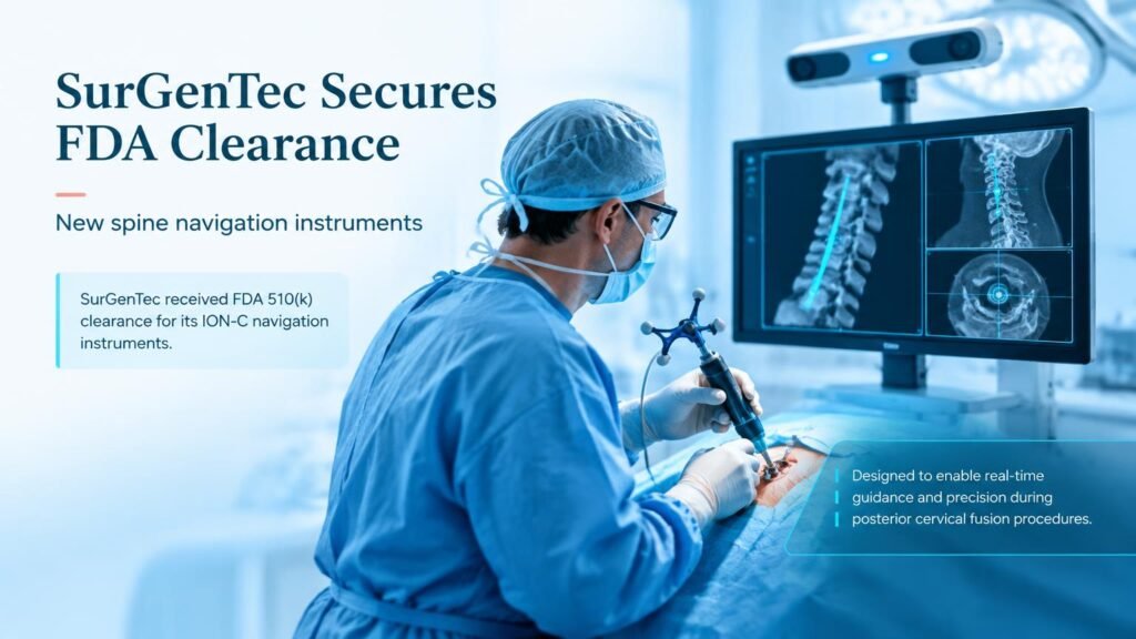 FDA Clears New Cervical Spine Navigation Instruments