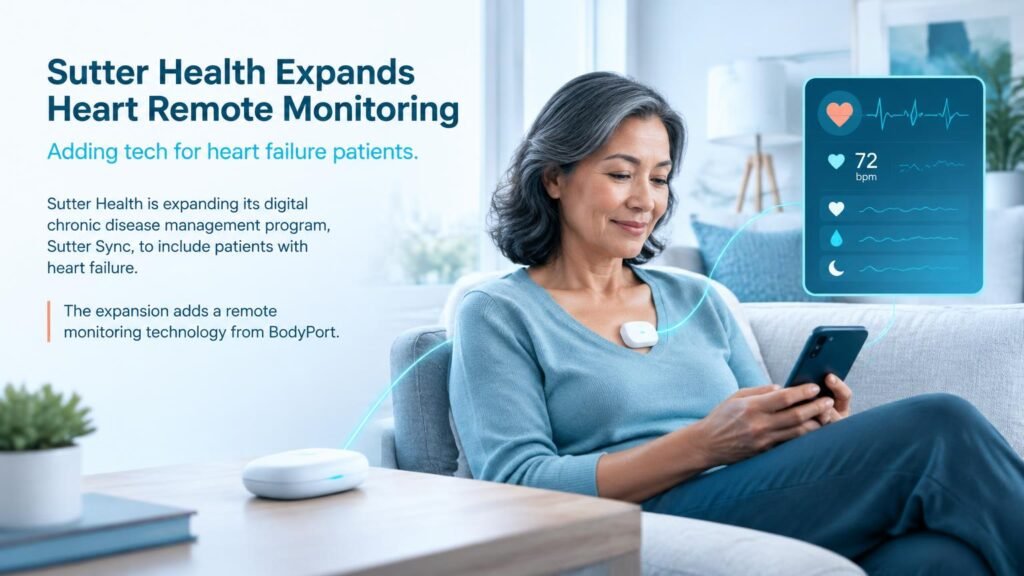 Sutter Health Expands Home Heart Monitoring
