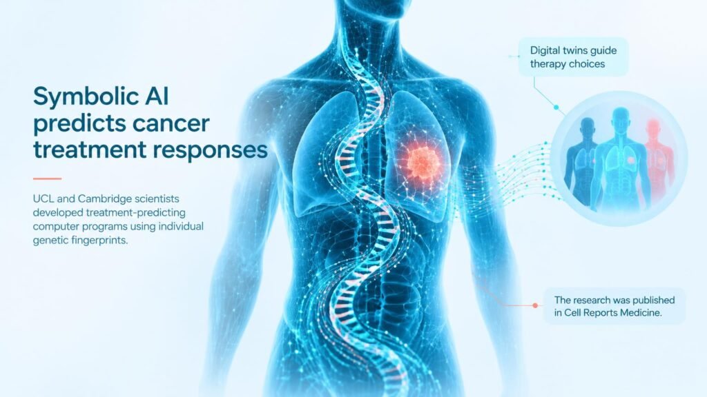 Symbolic AI Digital Twins Guide Cancer Treatment