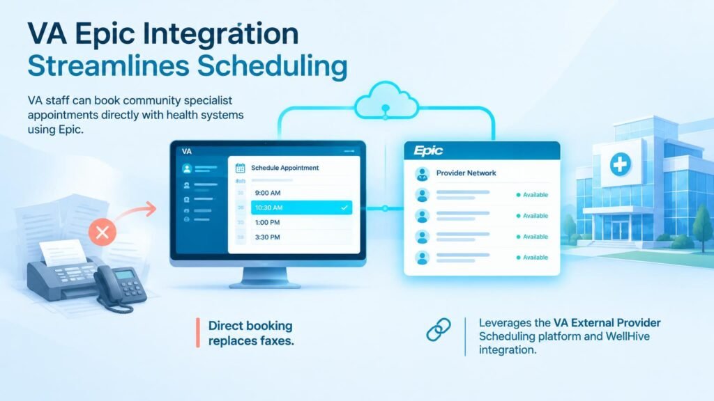 VA Integrates Epic Systems for Direct Scheduling